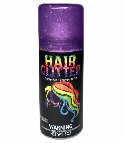 2Oz Color Hair Spray  |  Glitters Glitters Black