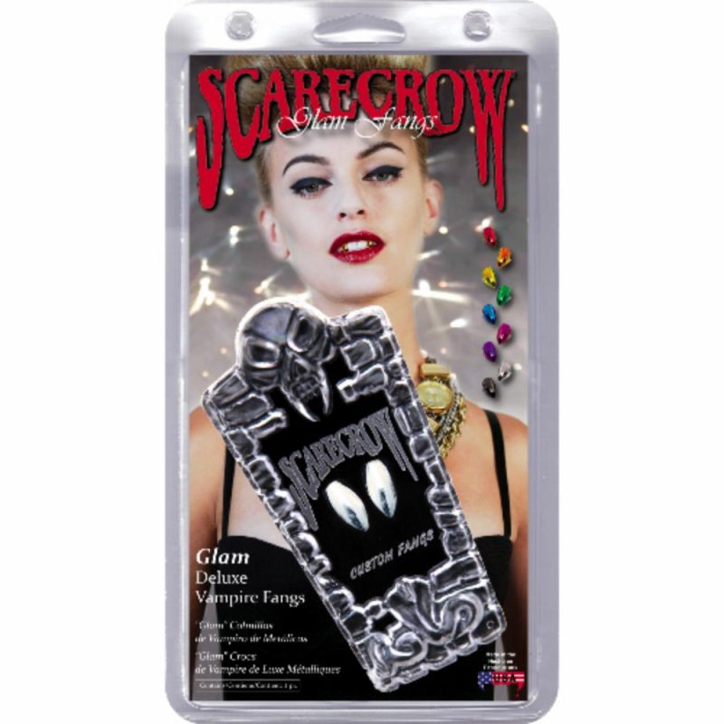 Classic Glam Chrome Fangs  |  Fangs And Teeth Fangs And Teeth Black