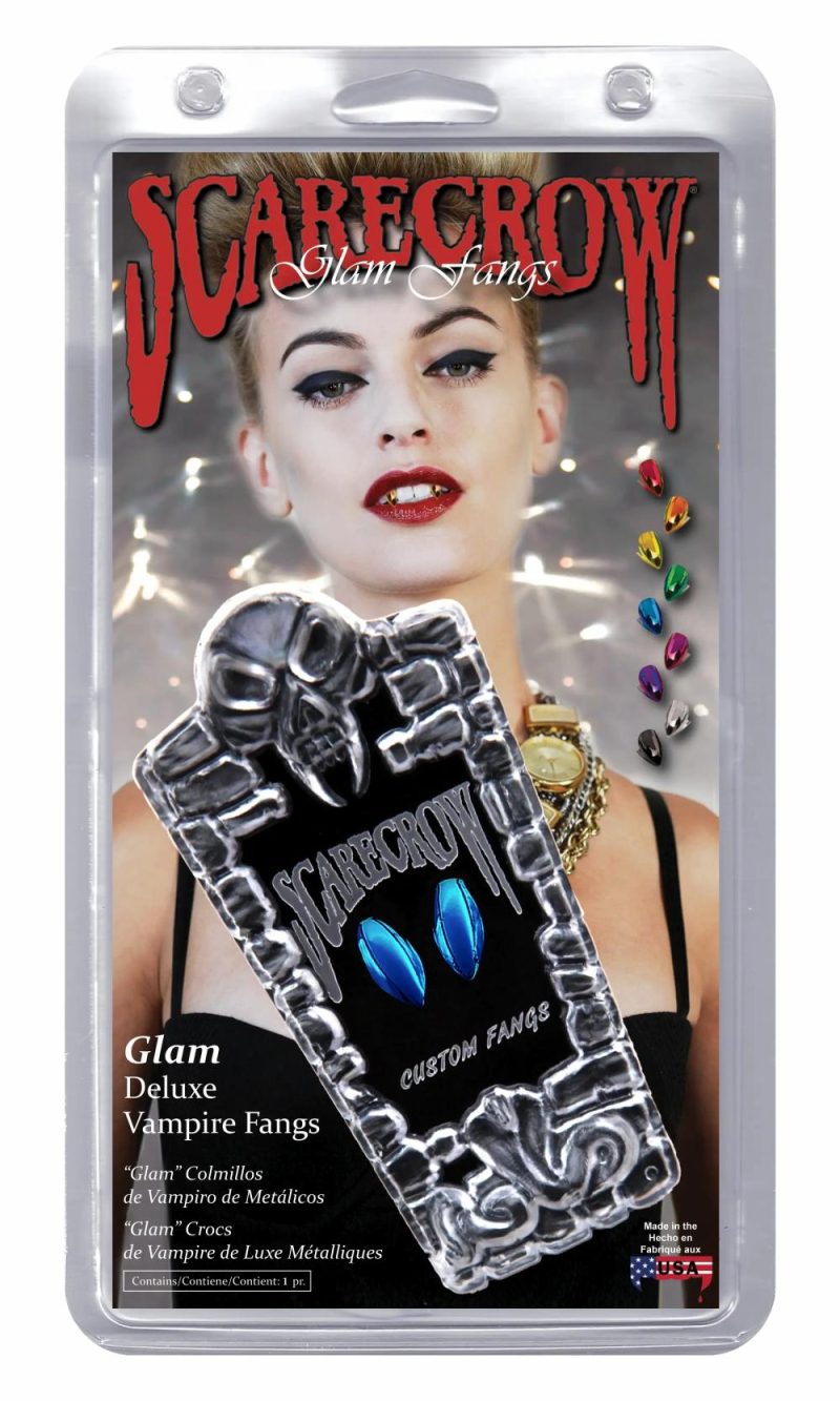 Classic Glam Chrome Fangs  |  Fangs And Teeth Fangs And Teeth Black