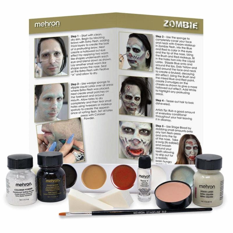 Complete Zombie Character Makeup Kit  |  Makeup Kits Makeup Kits Makeup Kits