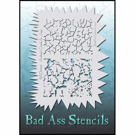 Cracks And Jags Stencil  |  Stencils Makeup Tools & Accessories Makeup Tools & Accessories