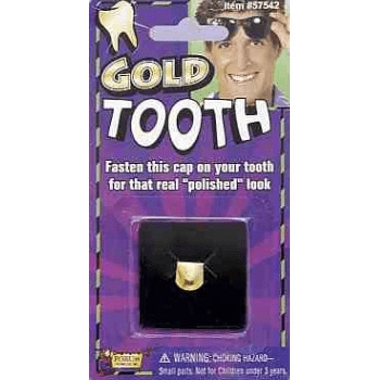 Fake Gold Tooth Cap  |  Fangs And Teeth Fangs And Teeth Fangs And Teeth