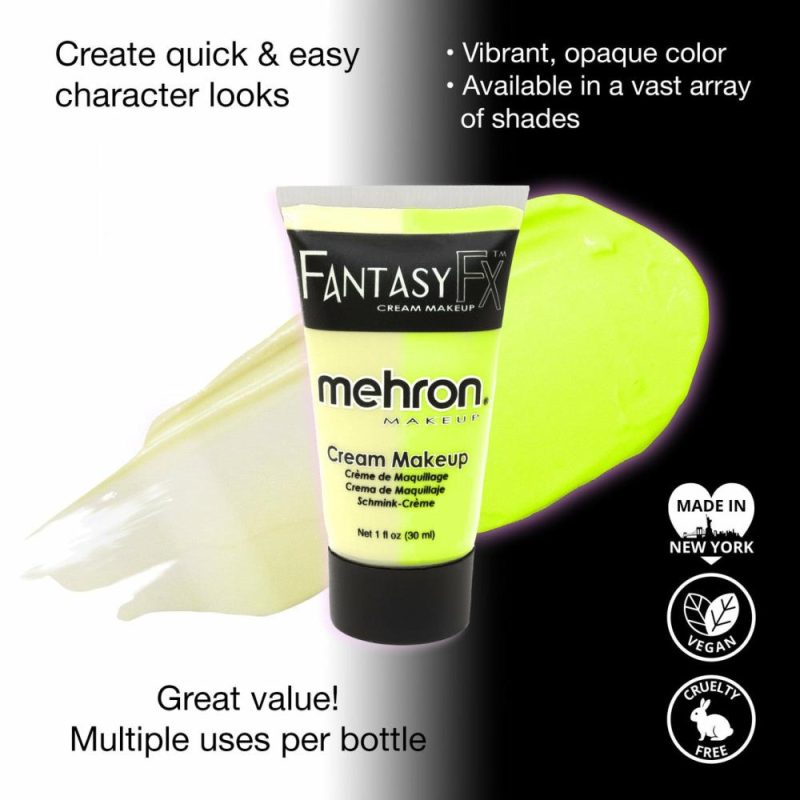 Fantasy Fx Theatrical Cream Makeup  |  Paints Face Makeup Black