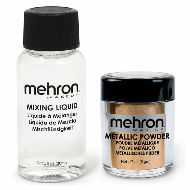 Metallic Powder Pigment W/ Mixing Liquid Medium  |  Paints Paints Gold