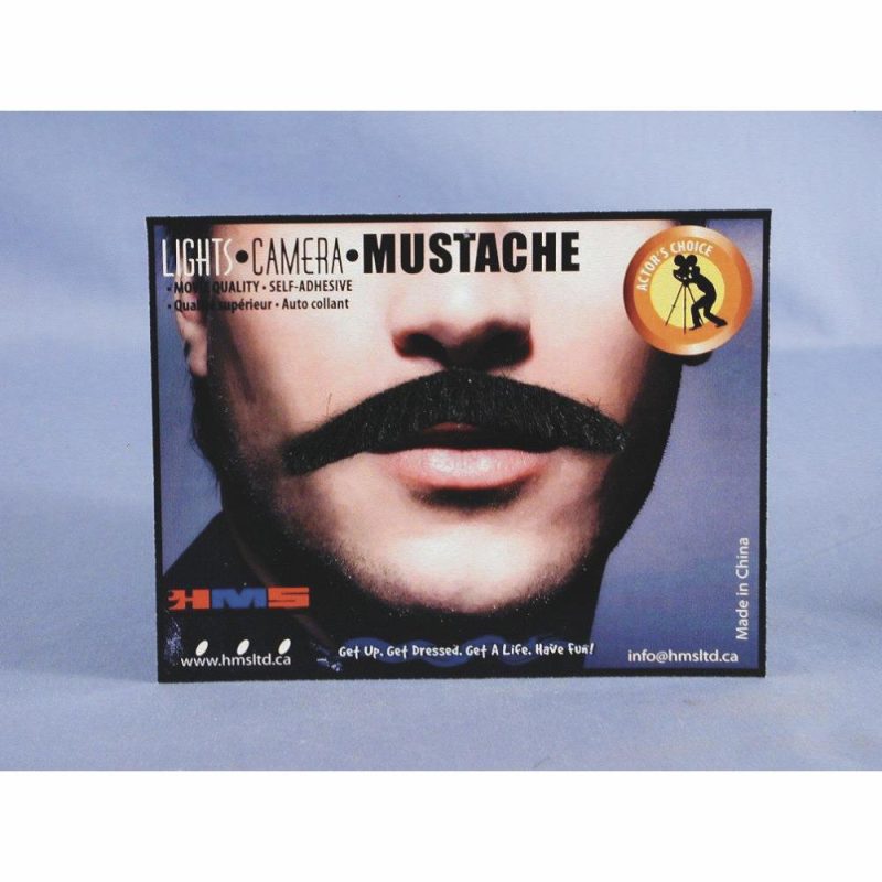 Monsieur Mustache  |  Facial Hair Facial Hair Black