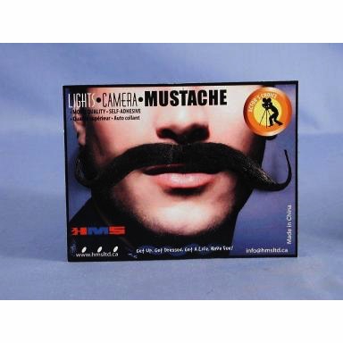 Musketeers Mustache  |  Facial Hair Facial Hair Black