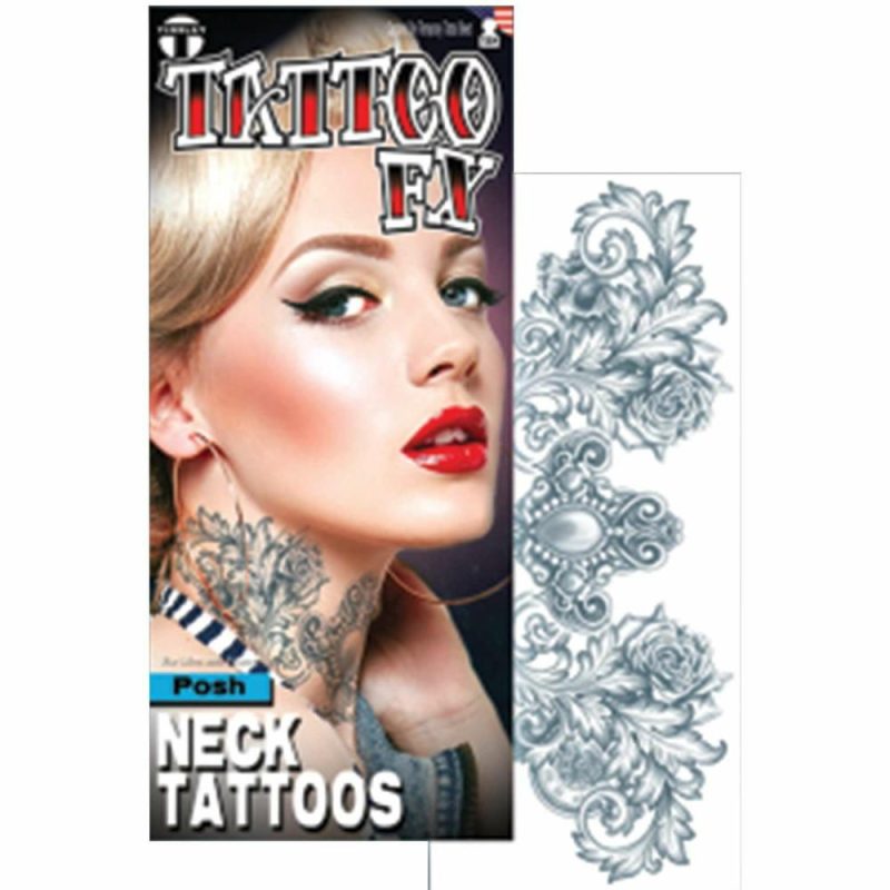 Neck Temporary Tattoo Transfers  |  Tattoos Tattoos Tattoos