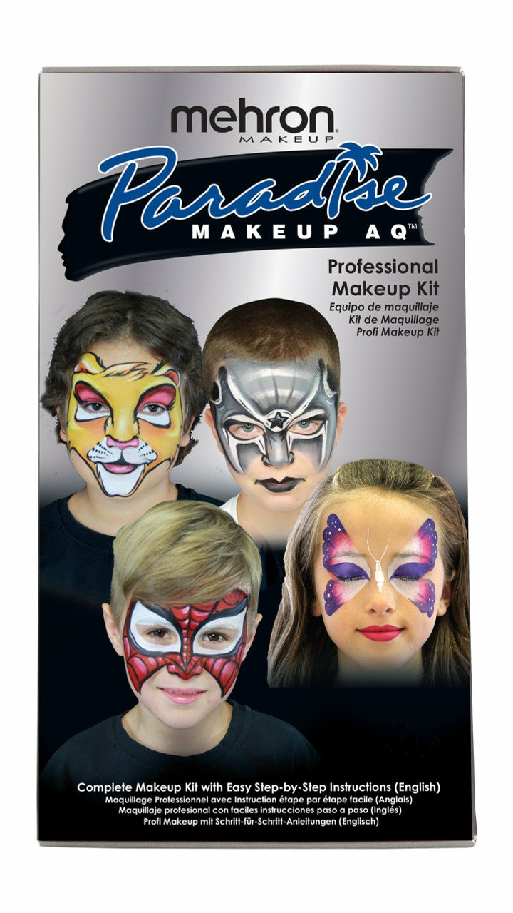 Paradise Face Painting Water Activated Aqua Makeup Kit  |  Makeup Kits Face Makeup Face Makeup