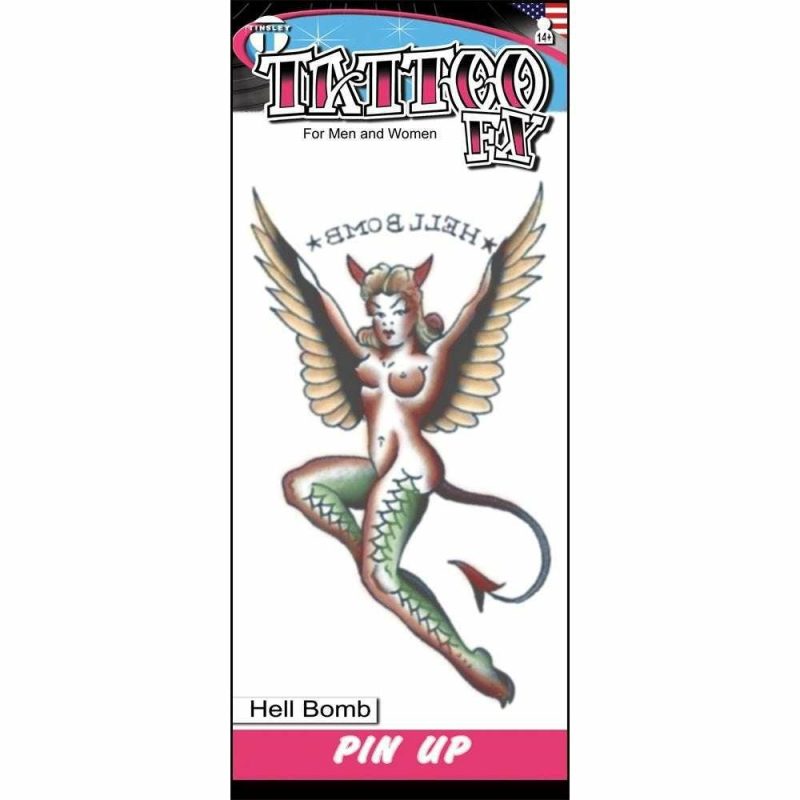 Pin Up Tattoos Hell Bomb 1940 Transfers  |  Tattoos Tattoos Tattoos