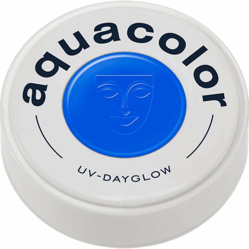 Uv Dayglow Aquacolor Water Activated Face & Body Paint  |  Face Makeup Face Makeup Blue