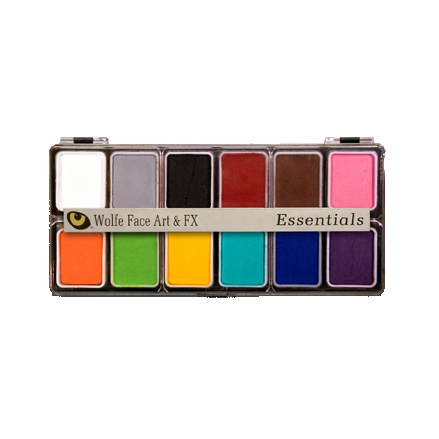 Wolfe 12 Color Essential Hydrocolor Water Activated Palette  |  Eye Palettes Eye Palettes Eye Palettes