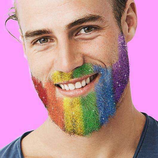 Beard Dazzled Biodegradable Rainbow Beard Glitter  |  Glitters Glitters Glitters