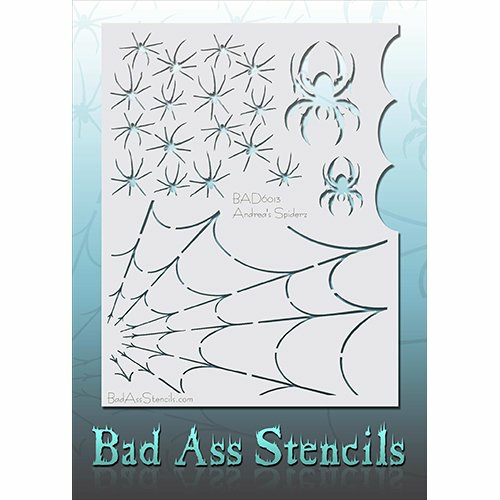 Spiders & Web Artist Stencil  |  Stencils Makeup Tools & Accessories Makeup Tools & Accessories