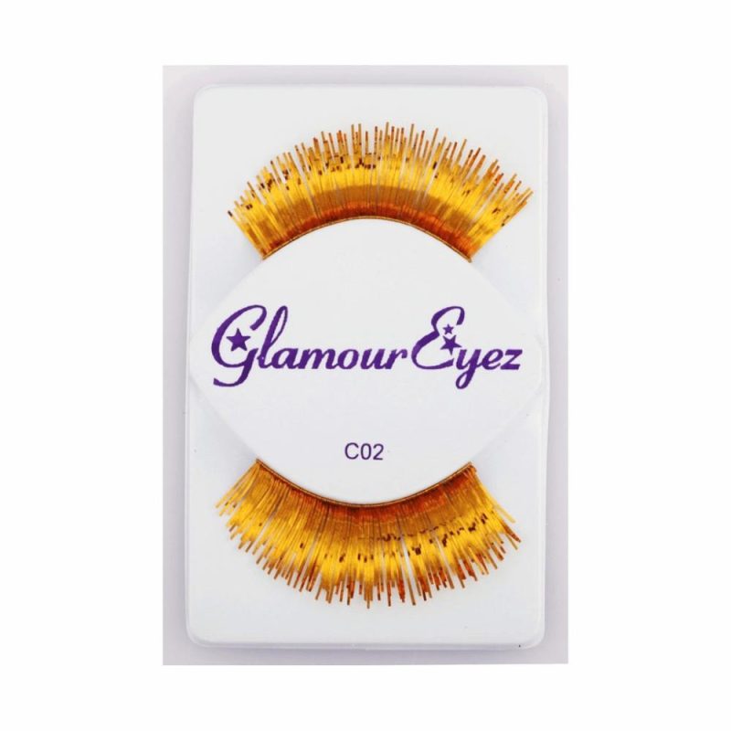 Gold Getter Metallic Eyelashes  |  Fake Eyelashes Fake Eyelashes Fake Eyelashes